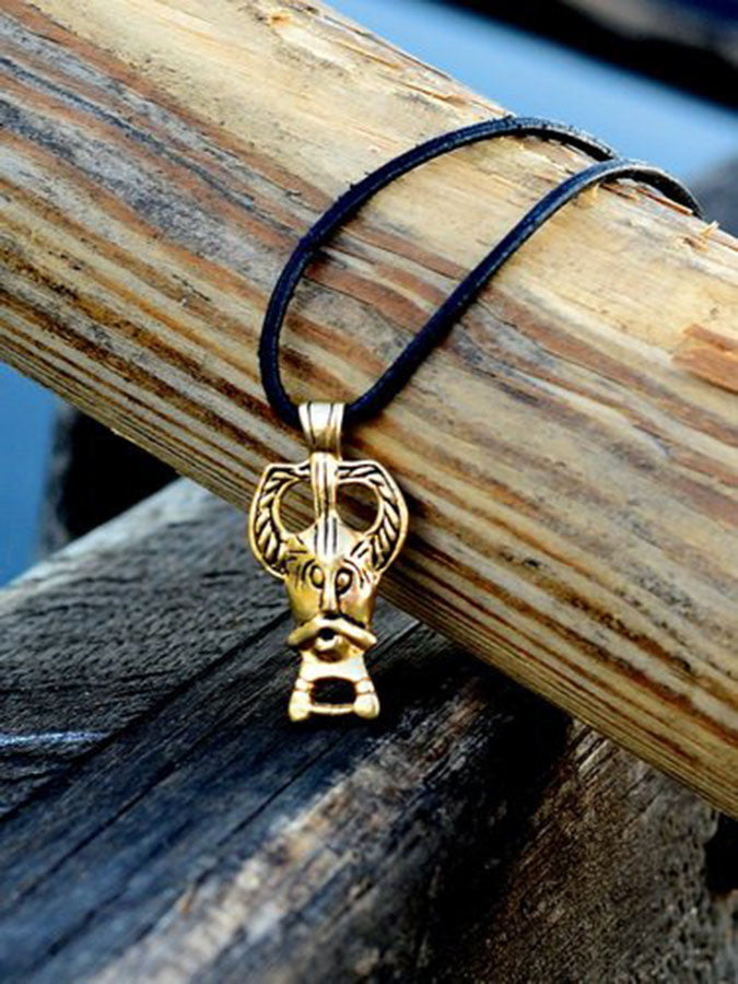 Colgante vikingo Amuleto Odin de Ribe