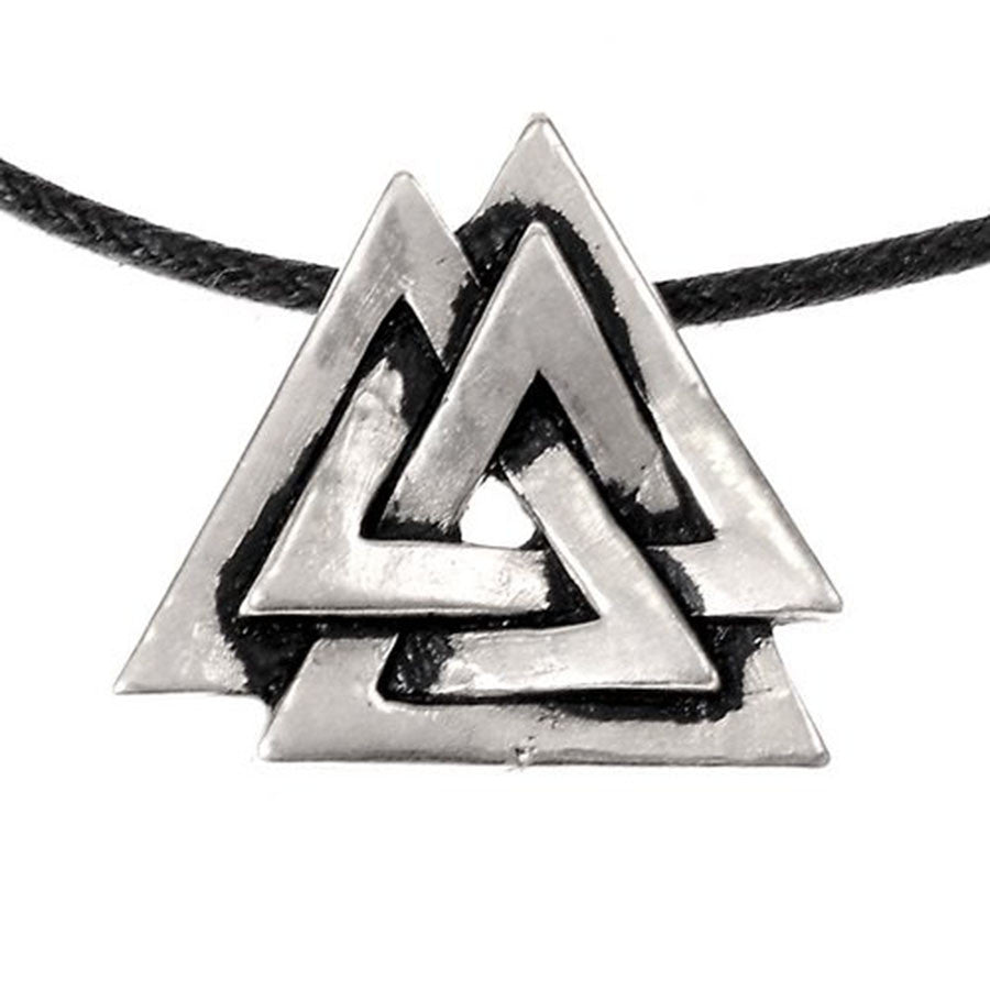 Colgante vikingo Valknut o Nudo de la Muerte