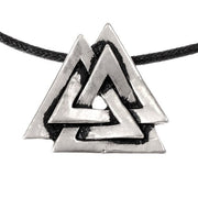 Colgante vikingo Valknut o Nudo de la Muerte