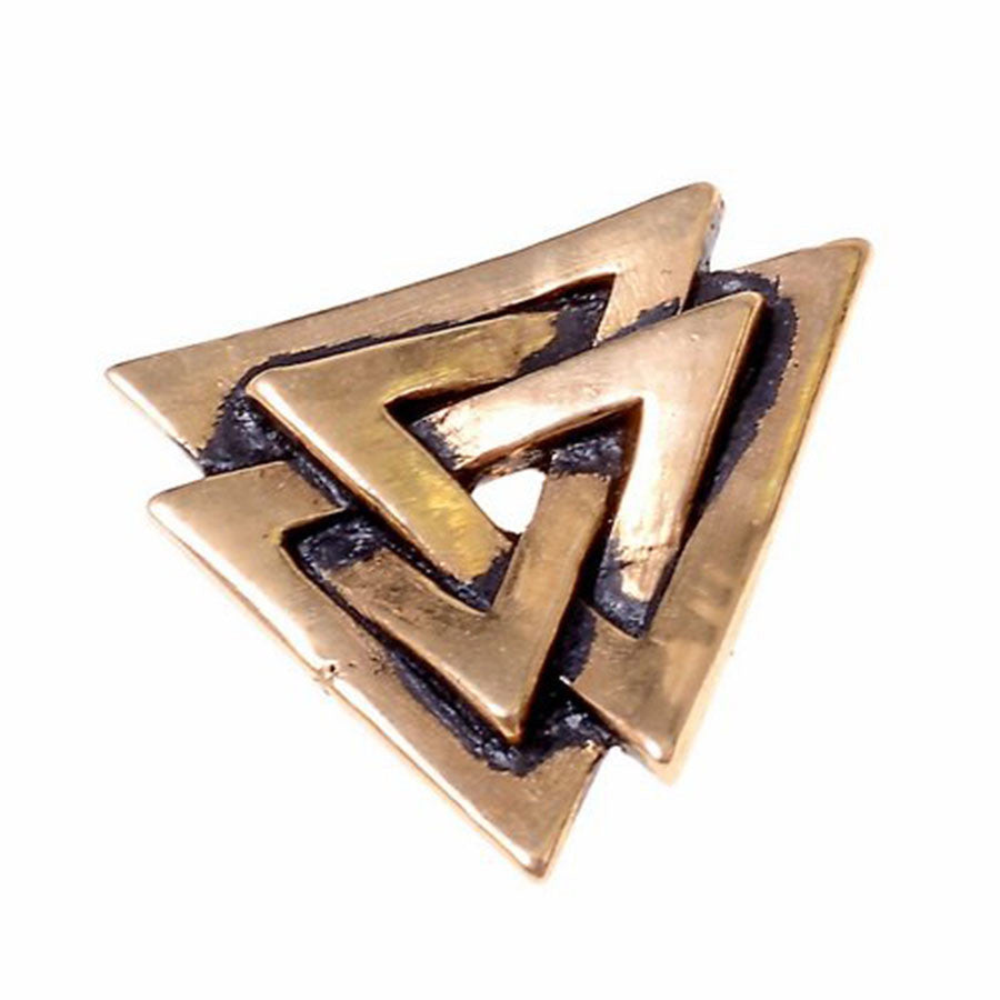 Colgante vikingo Valknut o Nudo de la Muerte