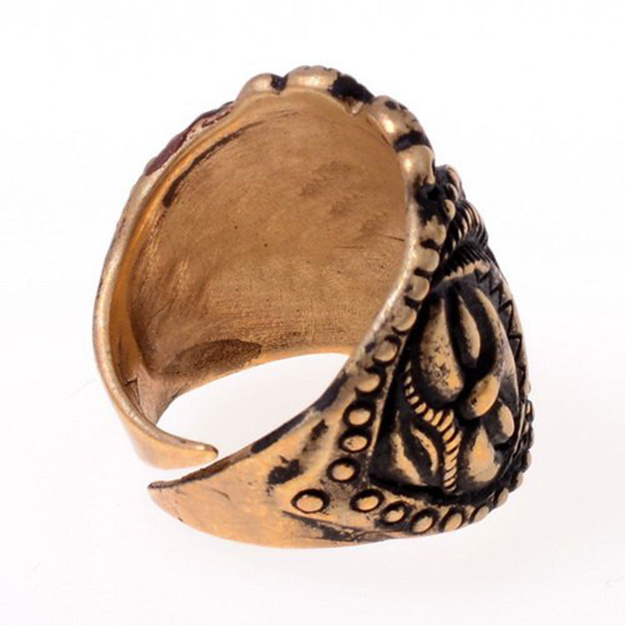Anillo celta cara mística época La Tene