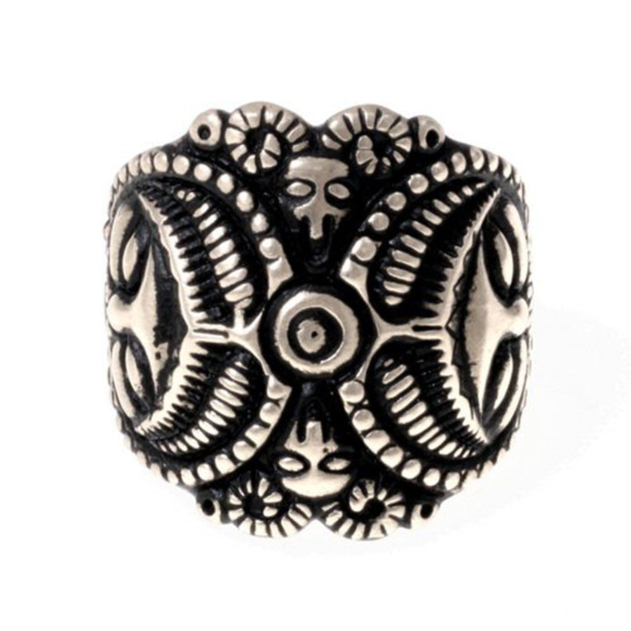 Anillo celta cara mística época La Tene