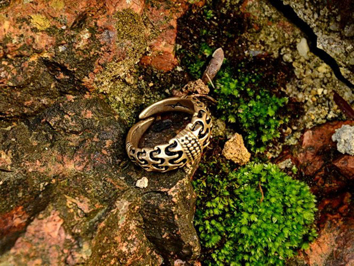 Anillo vikingo Falster Orupgaard Dinamarca