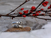 Anillo vikingo decoración de Lobo, Islandia