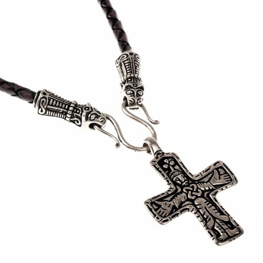 Colgante Mandermark con crucifijo vikingo