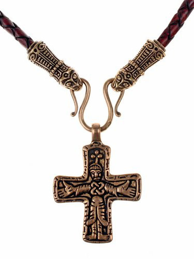 Colgante Mandermark con crucifijo vikingo