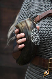 Cuerno claro-oscuro Vikingo de Aegishjalmur