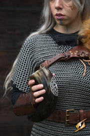 Cuerno claro-oscuro Vikingo de Aegishjalmur