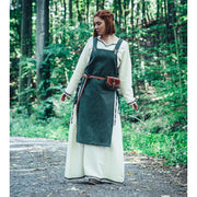 Sobrevesta verde mujer Aleiga con tirantes