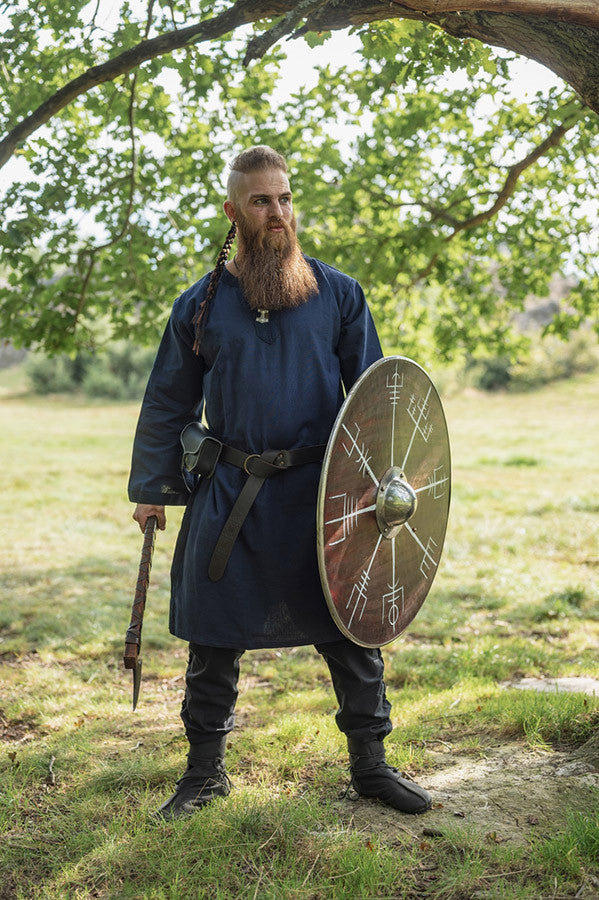 Túnica medieval Halvor, azul