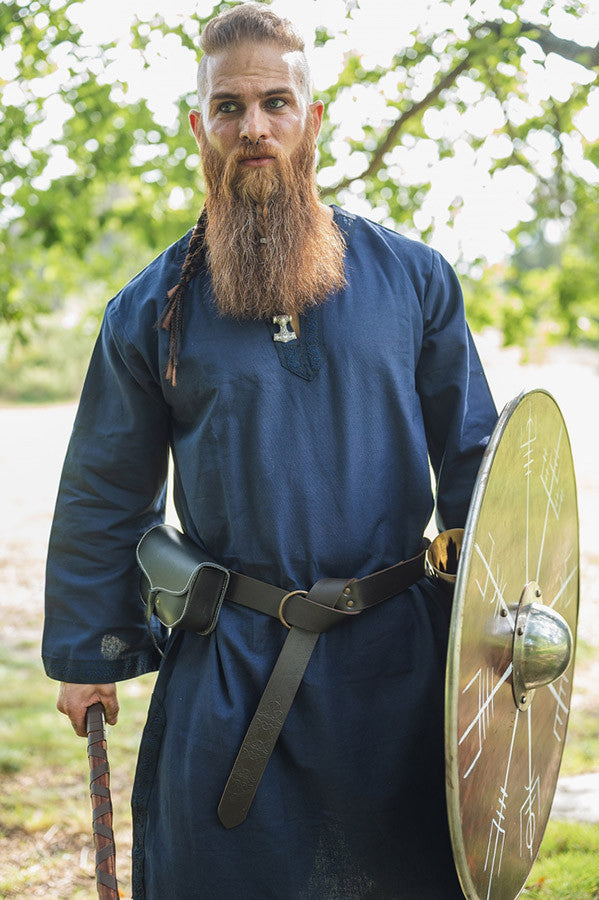 Túnica medieval Halvor, azul