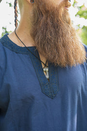 Túnica medieval Halvor, azul
