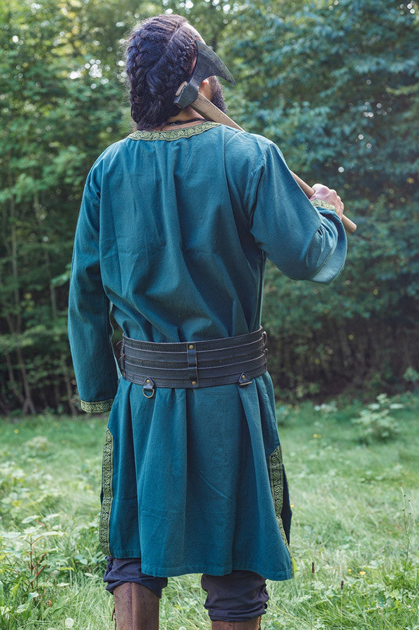 Túnica medieval Halvor, color verde
