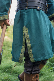 Túnica medieval Halvor, color verde