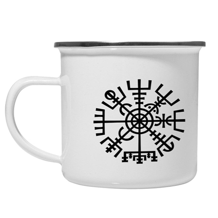 Taza Celta Vegvisir de latón esmaltado