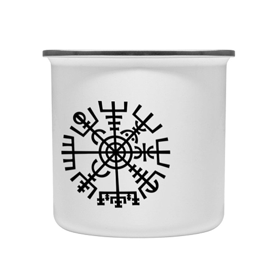 Taza Celta Vegvisir de latón esmaltado