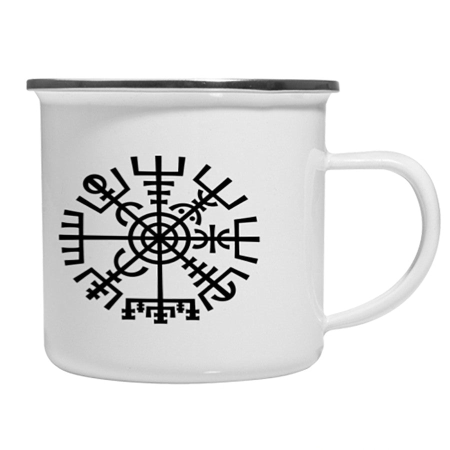 Taza Celta Vegvisir de latón esmaltado