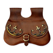 Bolsa Riñonera medieval para cinturón, baja Edad Media (20x18 cm.)