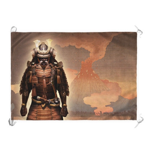 Estandarte-Bandera Coraje del Último Samurai (70x100 cms.)