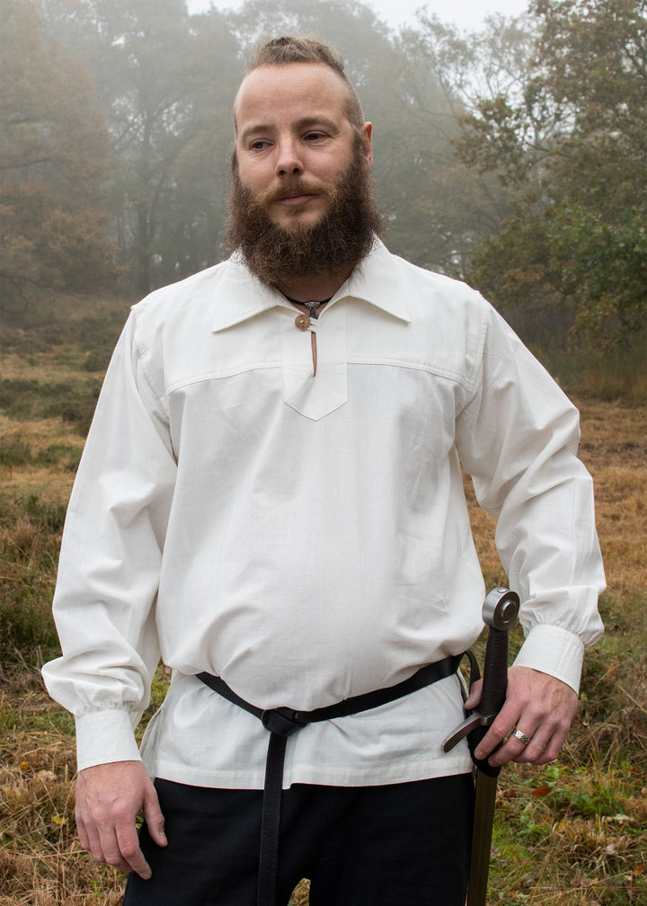 Camisa caballero medieval Gotz, blanco