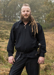 Camisa caballero medieval Gotz, negro
