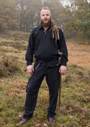 Camisa caballero medieval Gotz, negro