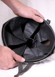 Acolchado interior de cuero para cascos medievales