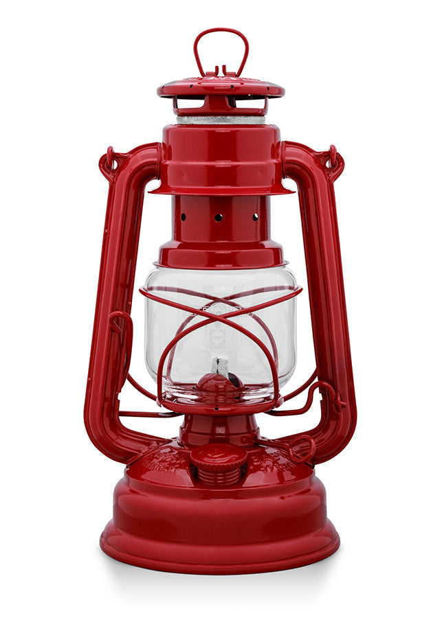 Lámpara de aceite Feurhand Storm 276, acabado rojo rubí