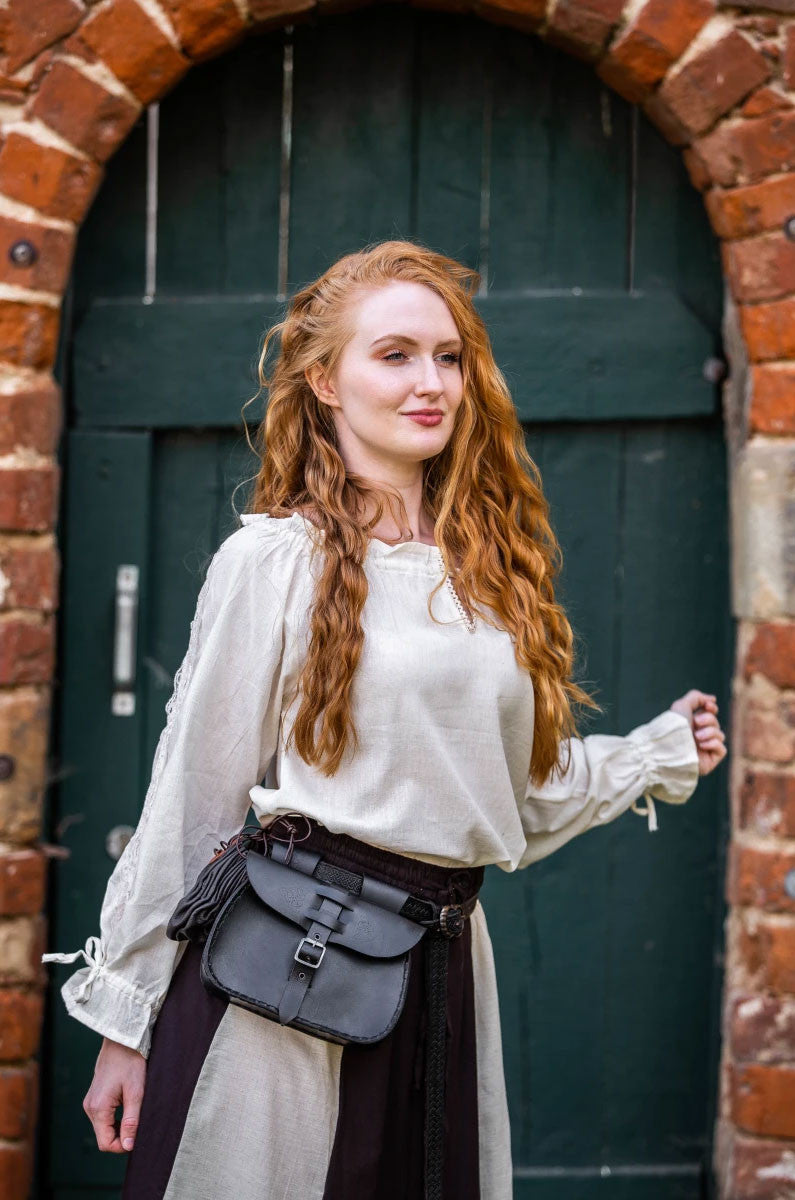 Blusa medieval mujer volantes