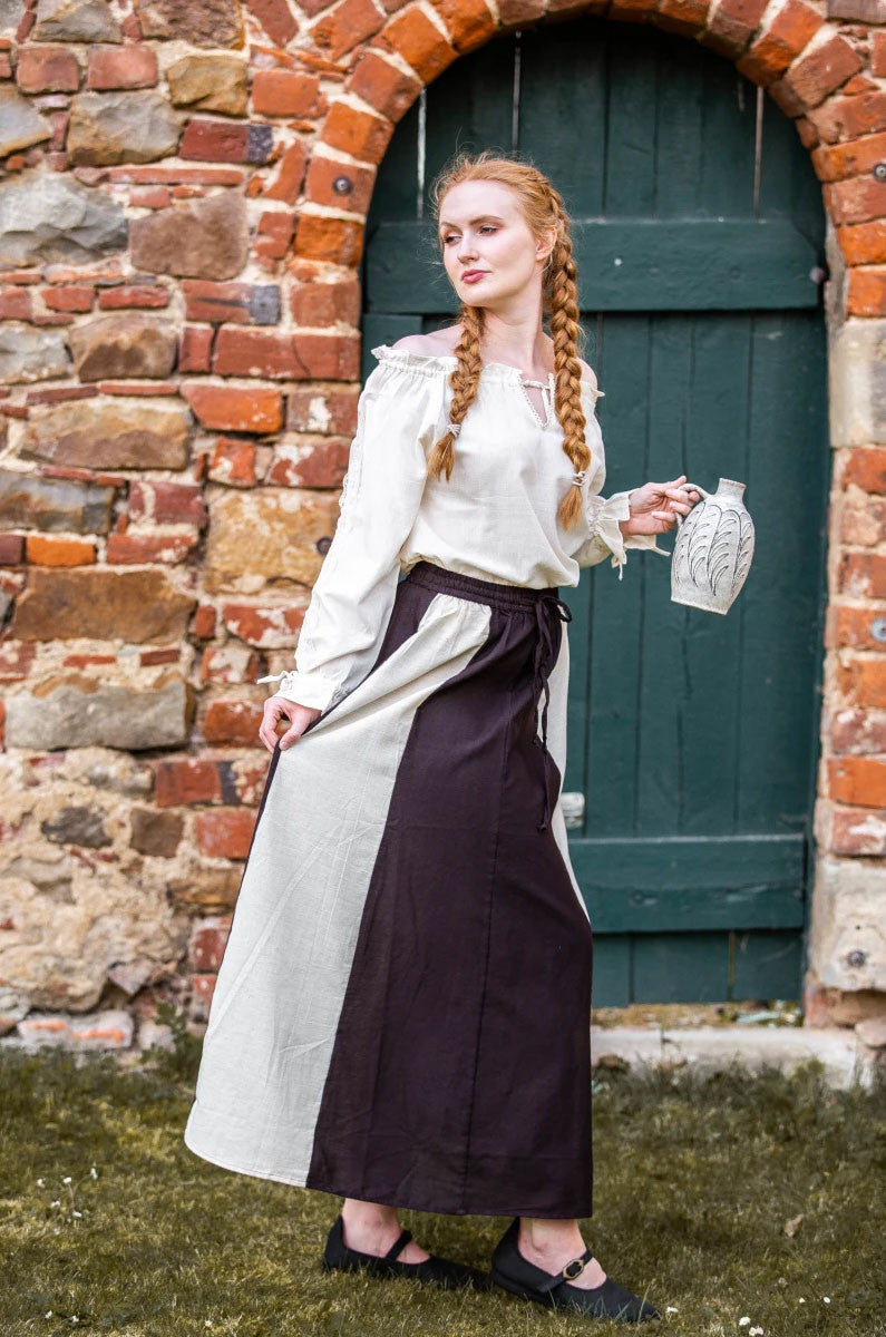 Blusa medieval mujer volantes