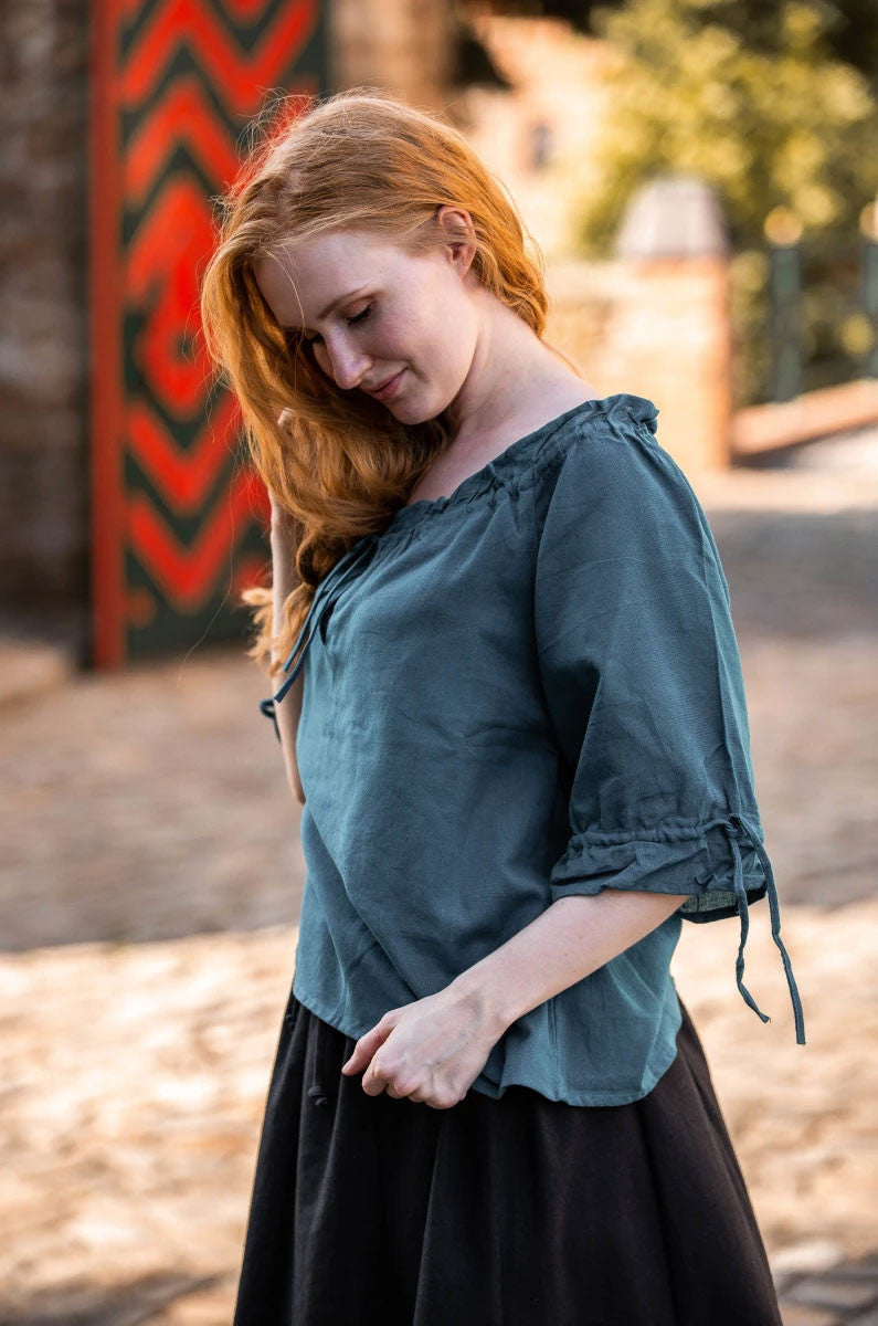 Blusa medieval para mujer