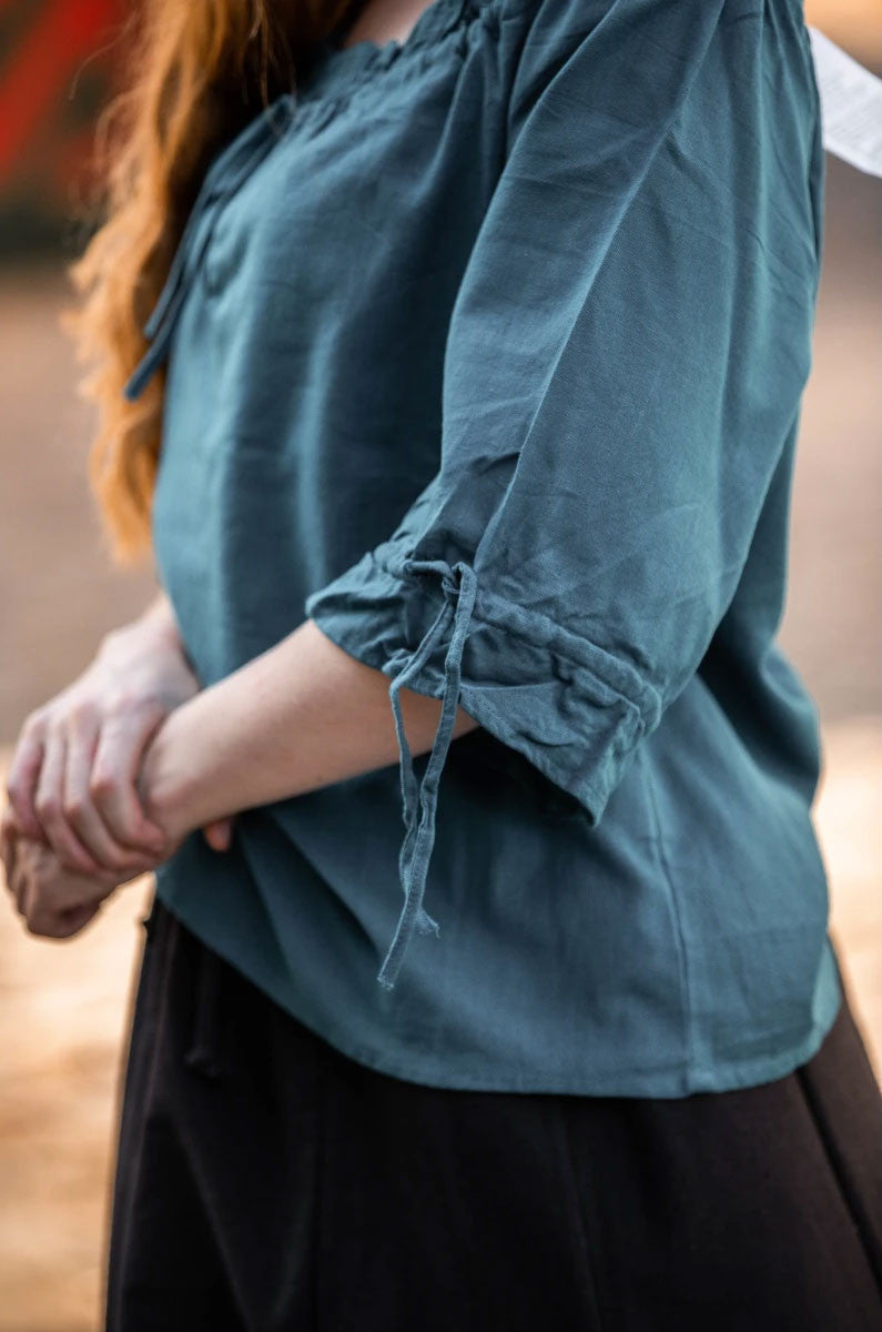 Blusa medieval para mujer