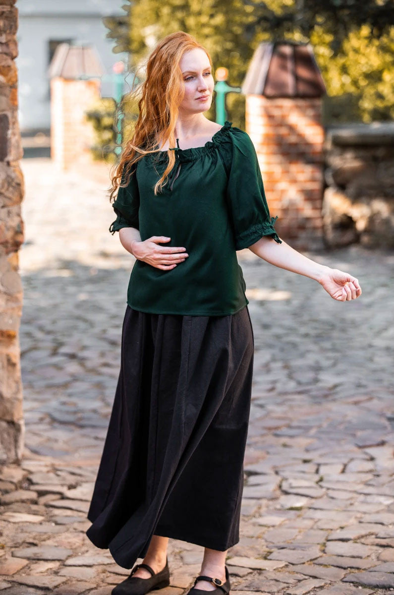 Blusa medieval para mujer