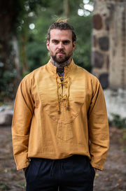 Camisa medieval cordones