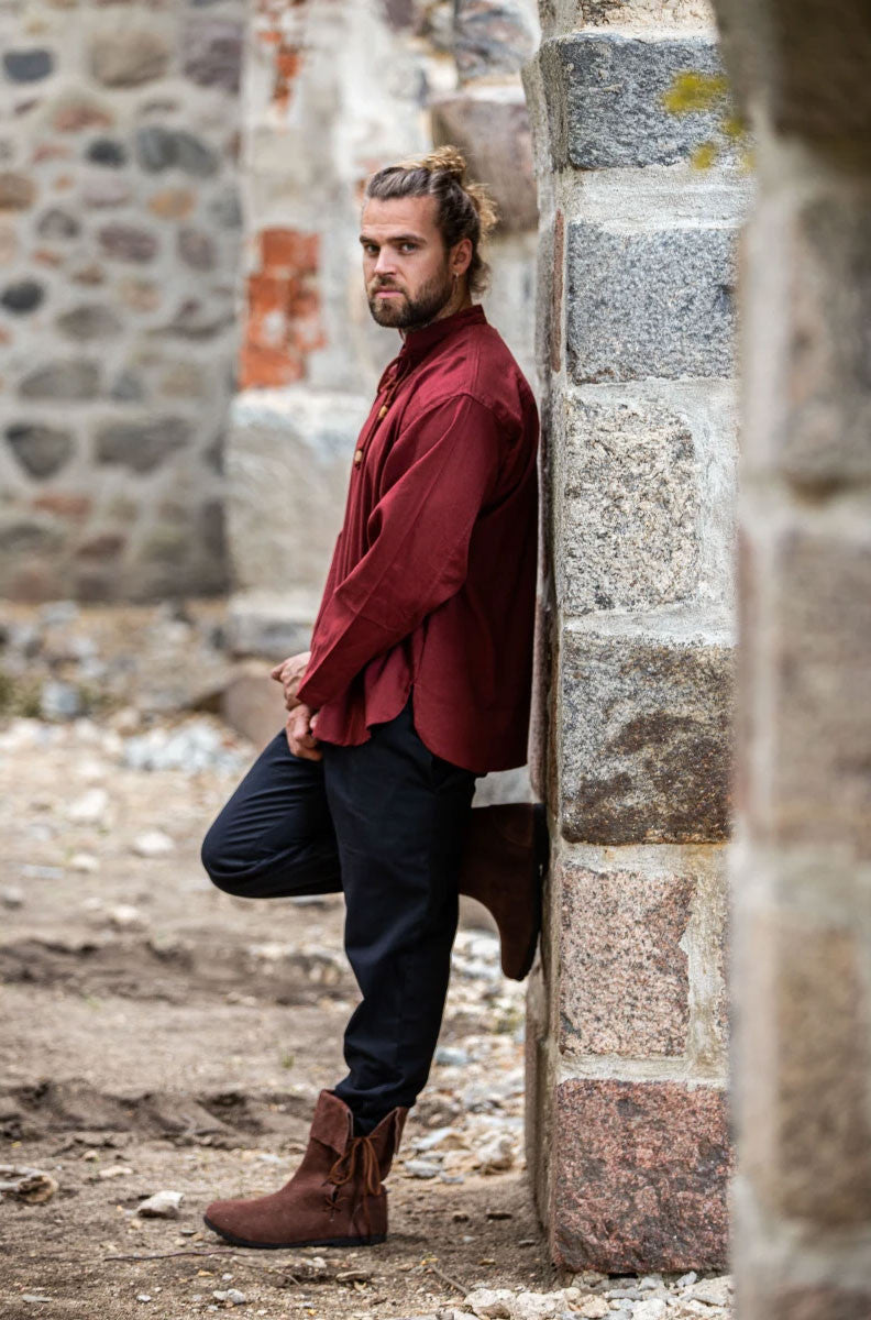 Camisa medieval cordones