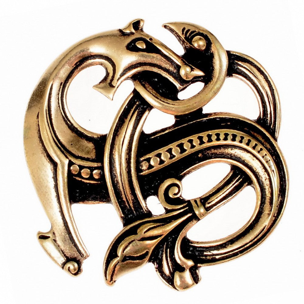 Broche dragón de la Edad Media