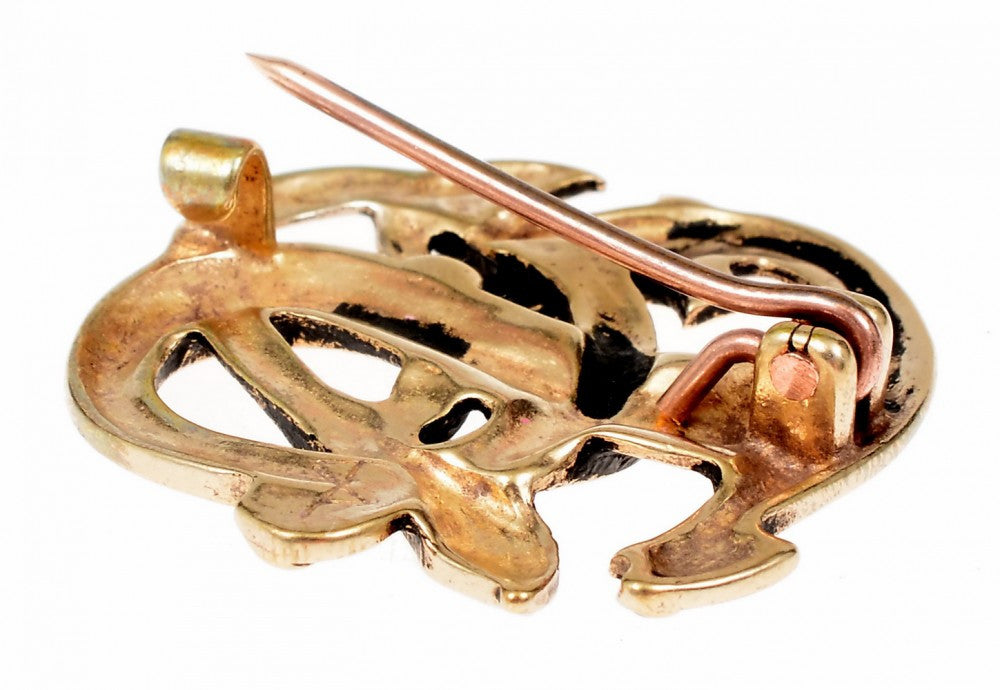 Broche dragón de la Edad Media