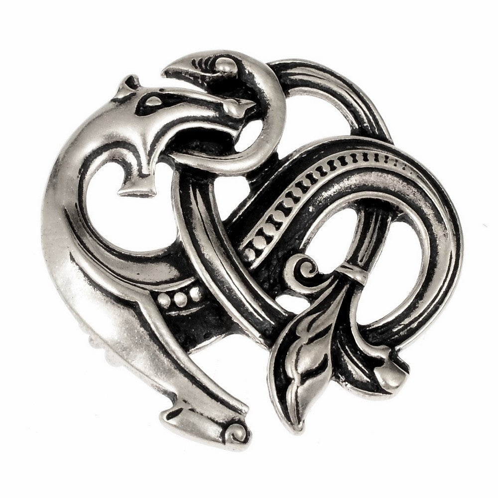 Broche dragón de la Edad Media