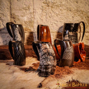 Jarra de cerveza trisketa celta