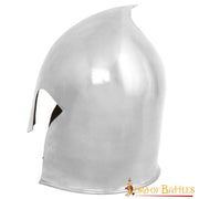 Barbuta Guerrero Medieval con forro de cuero