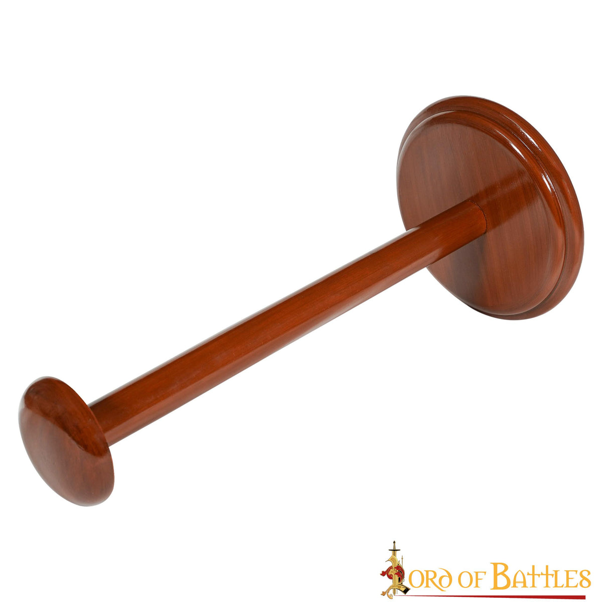 Stand de madera para cascos, altura 45,7 cm.