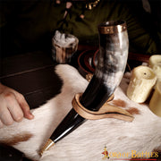 Cuerno vikingo de Buey auténtico para beber (300-400 ml.)