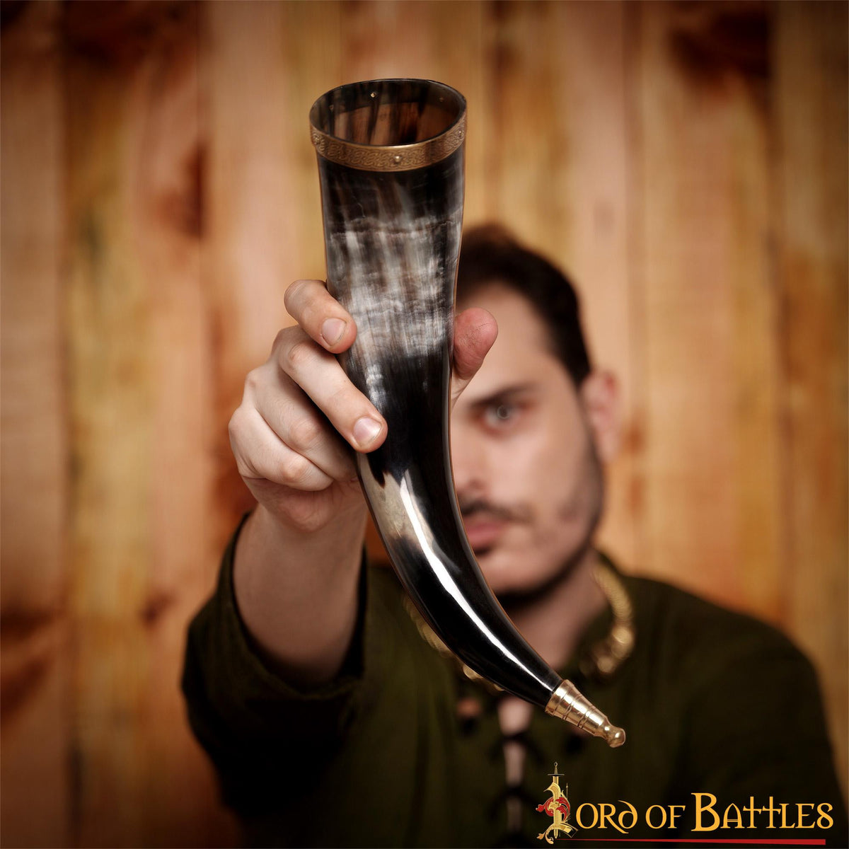Cuerno vikingo de Buey auténtico para beber (300-400 ml.)