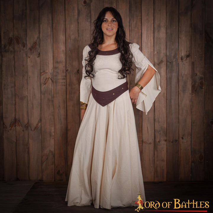 Vestido medieval doncella campestre