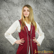 Brial Medieval Julietta en granate
