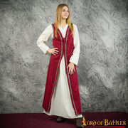 Brial Medieval Julietta en granate