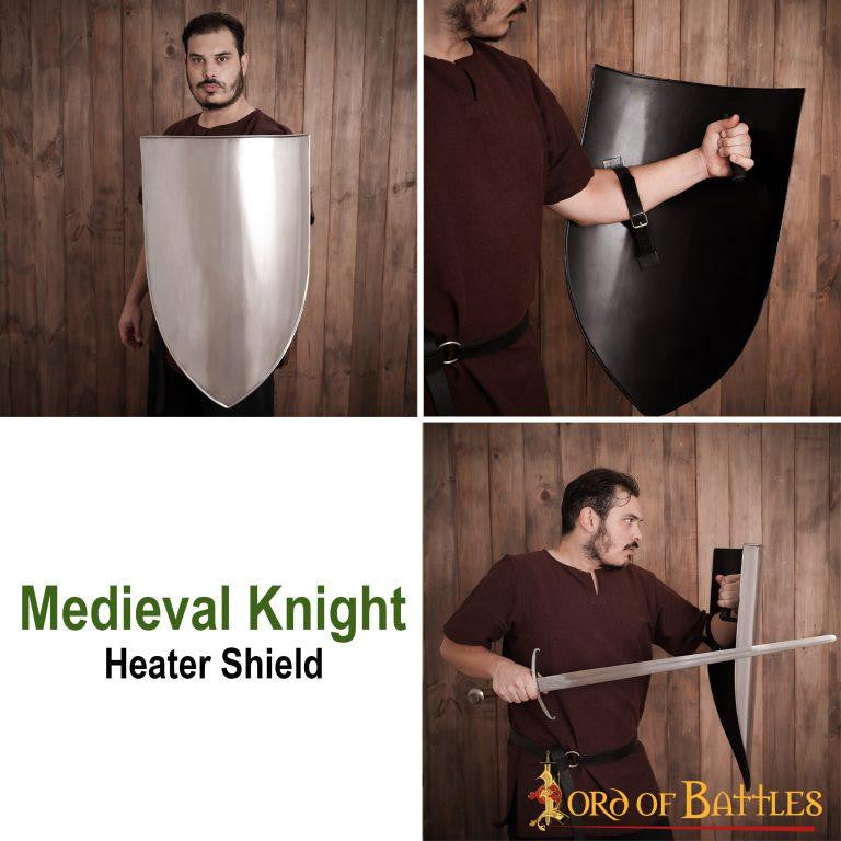 Escudo de caballero medieval para personalizar