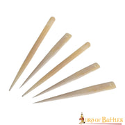 Set 5 agujas vikingas en hueso (7 cm.)