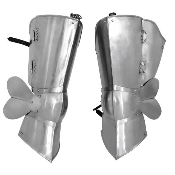 Armadura medieval clásica para piernas