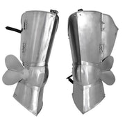 Armadura medieval clásica para piernas